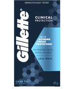 Gillette Clinical Clear Gel Cool Wave Antiperspirant Deodorant