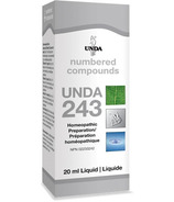 UNDA Numbered Compounds UNDA 243 Préparation Homéopathique 