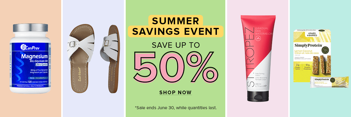 Summer savings event: Save up to 50%