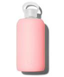 bkr Elle Glass Water Bottle Opaque Pastel Fluorescent Coral