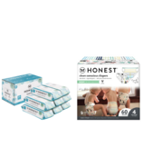 The Honest Company Classic Wipes & Space Travel Club Diapers Size 4 Bundle 