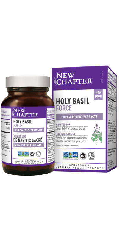 Buy New Chapter Holy Basil Force at Well.ca Free Shipping 35