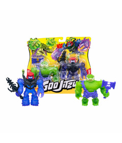 Heroes of Goo Jit Zu S15 Versus Pack Rumble Rock Jaw Vs. Hydrobeast