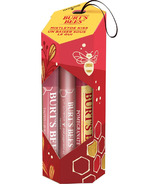 Coffret cadeau de baume à lèvres Burt's Bees Mistletoe Kiss Holiday