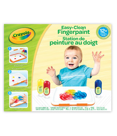 Crayola Easy-Clean Fingerpaint Set