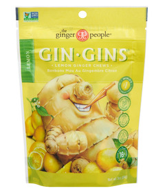 The Ginger People GIN GINS Ginger Chews Lemon