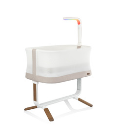 Evenflo Cora 3-Level Adjustable Bassinet Coastal Coffee