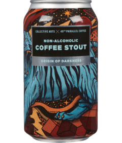 Collective Arts x 49 Parallel Non-Alcoholic Coffee Stout Origin of Darkness