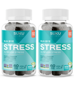 SUKU Vitamins Buh Bye Stress Zenful Matcha Decaffeinated Bundle