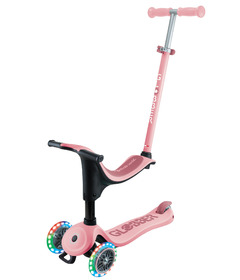 Globber GO-UP Sporty Lights Scooter Pastel Pink