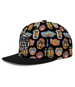 Headster Kids Snapback Monkey Business Black
