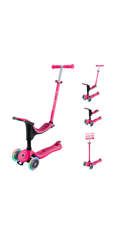 Buy Globber GO-UP Sporty Lights Scooter Fuchsia at Well.ca | Free