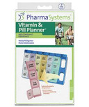 PharmaSystems Weekly Pill Planner with Removable Days