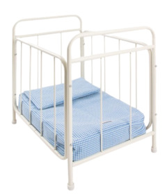 image of WE ARE GOMMU Big Vichy Doll Crib with sku:327740