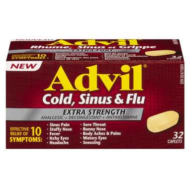 Buy Advil Extra Strength Cold, Sinus & Flu Caplets from Canada at Well ...