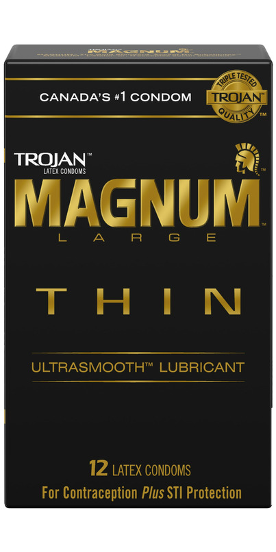 trojan magnum thin ultrasmooth lubricant Trojan Magnum Ecstasy Ultrasmooth Lubricated Large Condoms, 10 ct