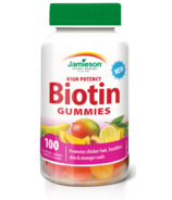 Gommes de biotine (vitamine B8) haute puissance par Jamieson