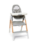 Skip Hop Sit-to-Step chaise haute grise et blanche