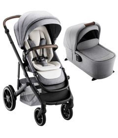 Poussette et moïse Romer Bundle Pearl