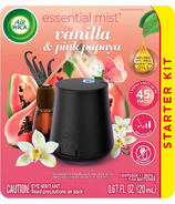 Air Wick Essential Mist Diffuseur d'huile de parfum Vanille & Papaye rose