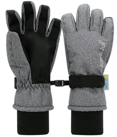 Jan & Jul Toasty-Dry Waterproof Snow Gloves Heather Grey