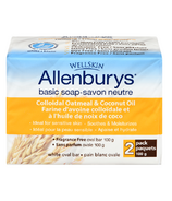 Allenburys Basic Soap with Colloidal Oatmeal & Coconut Oil 2 Pack 