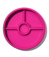 OXO Tot Silicone Divided Plate Pink