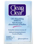 Feuilles absorbantes anti-graisse de Clean & Clear