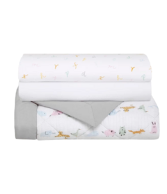 Aden + Anais Essentials Bedding Set Alphabet Animals