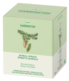 Harrington Sparkling Natural Spring Water Boreal Spruce