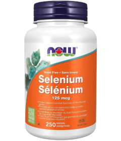 NOW Selenium 125mcg Yeast Free
