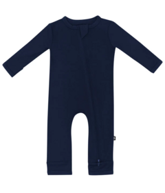 Kyte BABY Zippered Romper Navy