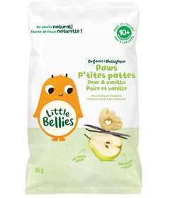 Little Bellies Organic Pear & Vanilla Paws