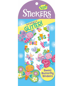 Peaceable Kingdom Sweet Butterflies Glitter Sticker