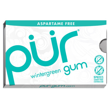 PUR Sugar-Free Gum Wintergreen PUR Sugar-Free Gum Wintergreen