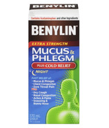 Benylin Extra Strength Mucus & Phlegm Plus Cold Relief Night Syrup