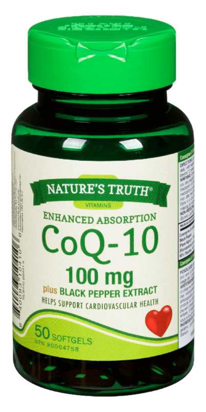 Buy Nature's Truth Enhanced Absorption CoQ-10 Plus Black Pepper Extract ...