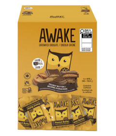 AWAKE Caffeinated Chocolate Peanut Butter Milk Chocolate