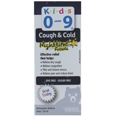 Homeocan Kids 0-9 Cough and Cold Nighttime Formula Syrup Homeocan Kids 0-9 Cough and Cold Nighttime Formula Syrup