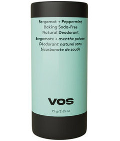 VOS Deodorant Baking Soda Free Bergamot + Peppermint