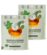 Pastilles de propolis à la menthe poivrée et à l'eucalyptus de Beekeeper's Naturals