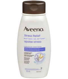 Aveeno Stress Relief Body Wash Lavender, Chamomile & Ylang Ylang Oil