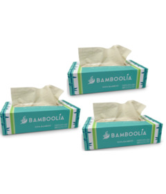 Bamboolia Facial Tissue Flat Box Bundle