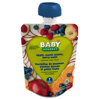 Baby Gourmet Apple, Sweet Potato, Berry Swirl Baby Food Baby Gourmet Apple, Sweet Potato, Berry Swirl Baby Food