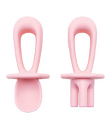 Ustensiles d'apprentissage en silicone Tiny Twinkle Rose