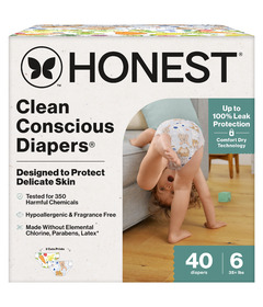 The Honest Company Club Box Diapers All the Letters and Its a Pawty