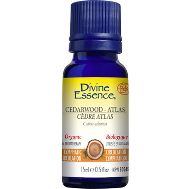 Divine Essence Atlas Cedarwood Organic Essential Oil Divine Essence Atlas Cedarwood Organic Essential Oil