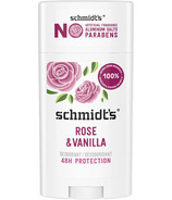 Déodorant Schmidt's Natural Origin Protection 48 heures Rose & Vanille