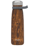 S'well Stainless Steel Traveler Teakwood 
