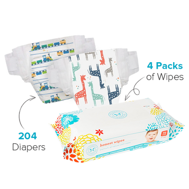 The Honest Company Size 3 Diapers & Wipes Bundle The Honest Company Size 3 Diapers & Wipes Bundle